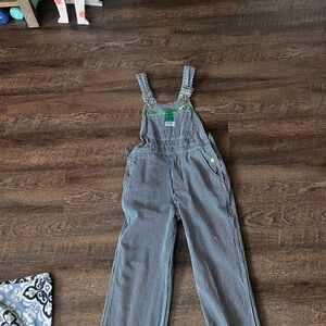 Liberty Blue and White Striped Overalls